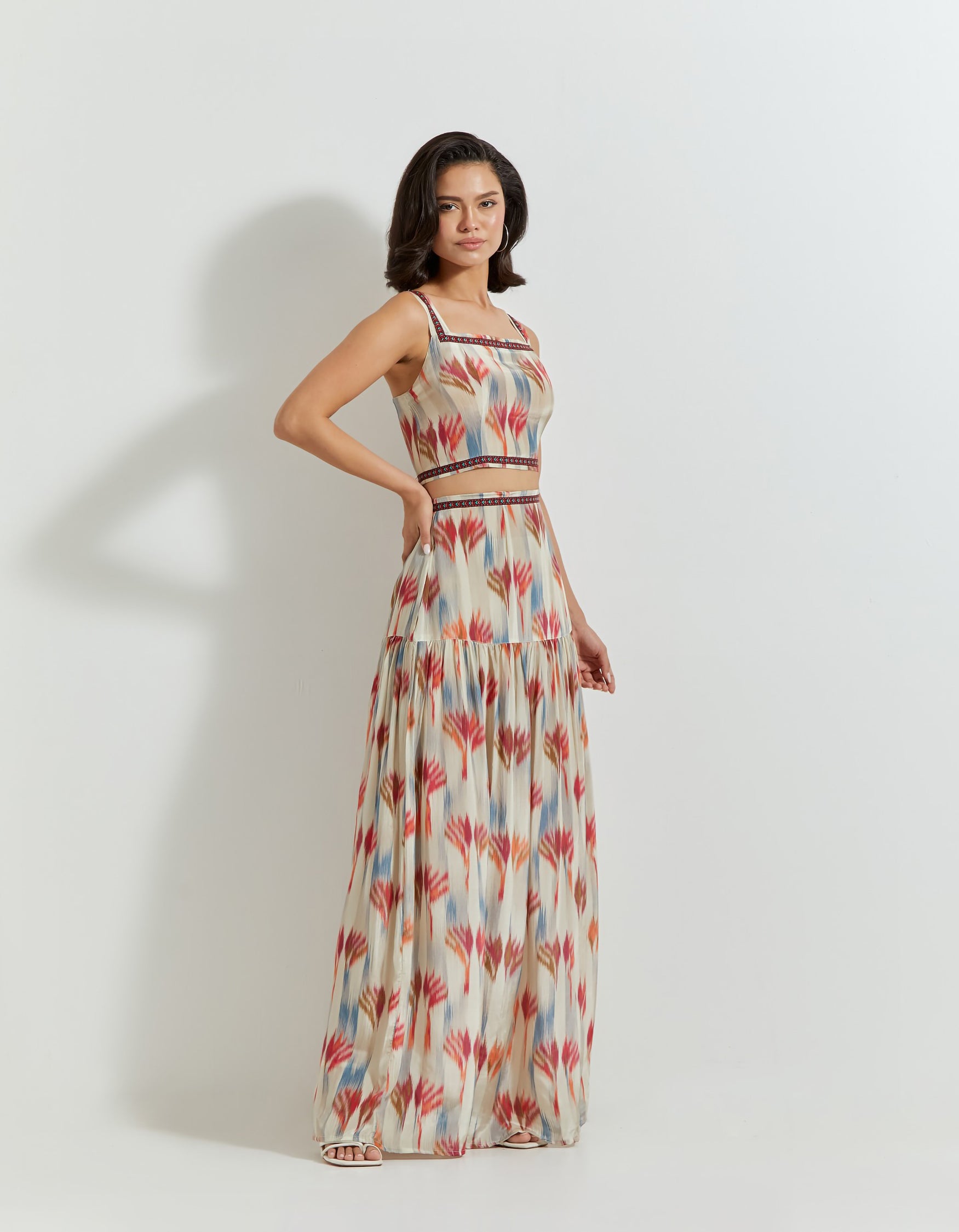 Two Piece Crepe Co-ord Set