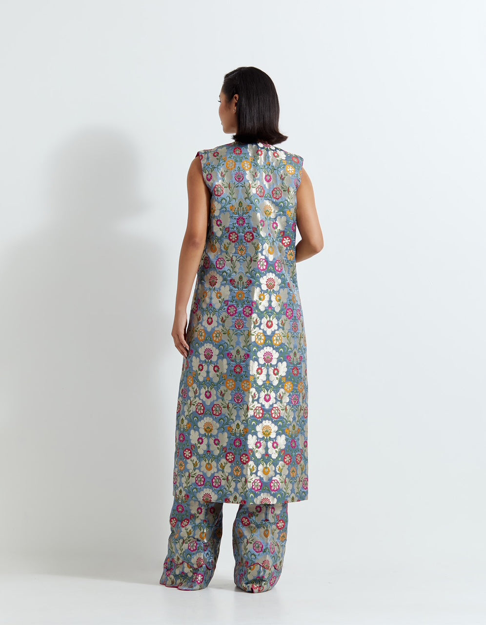 Jacket Pants and Bustier Set