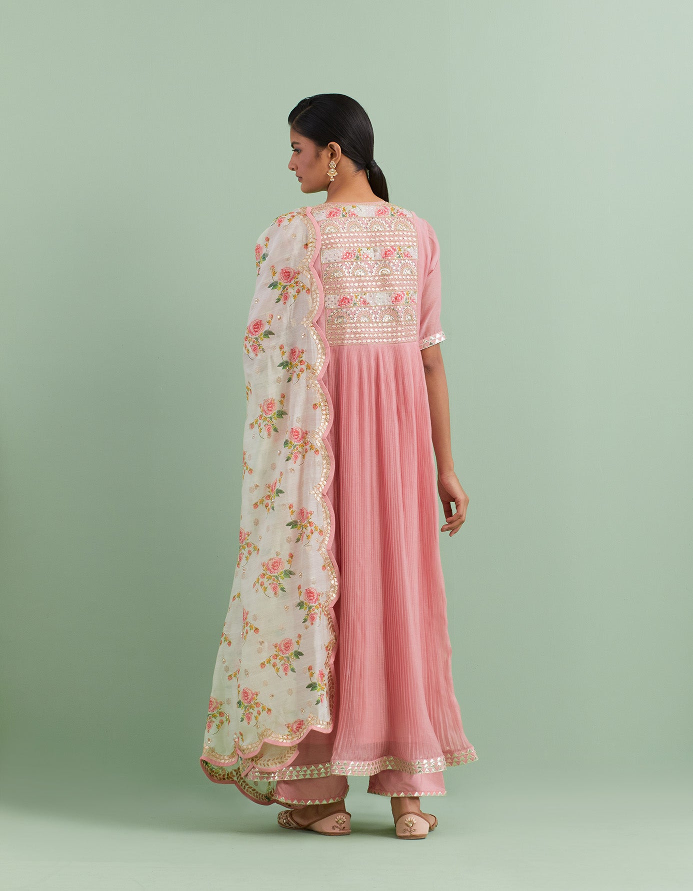 Peach & Ivory Kurta Set