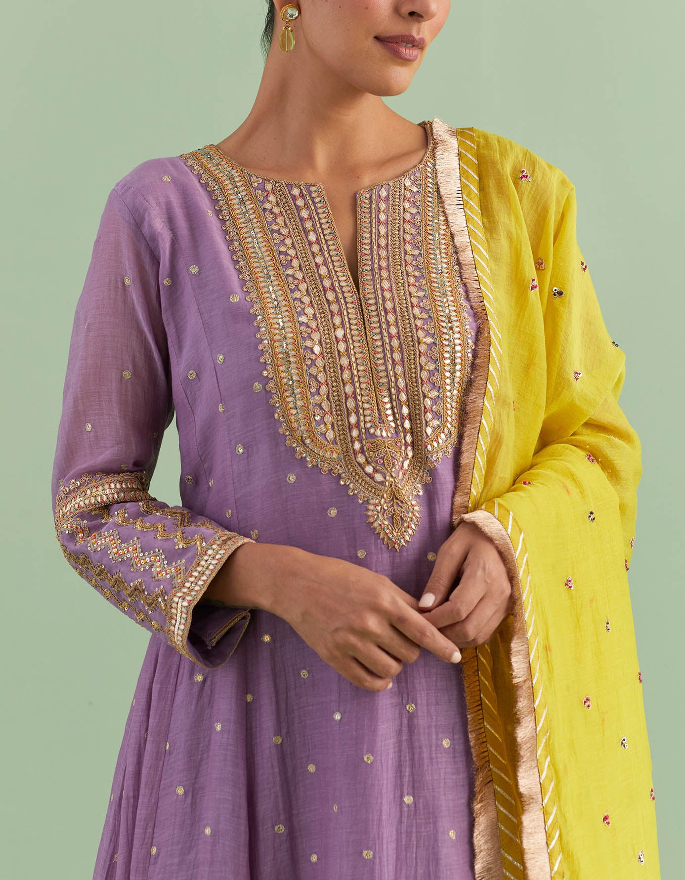 Lilac Kurta Sets
