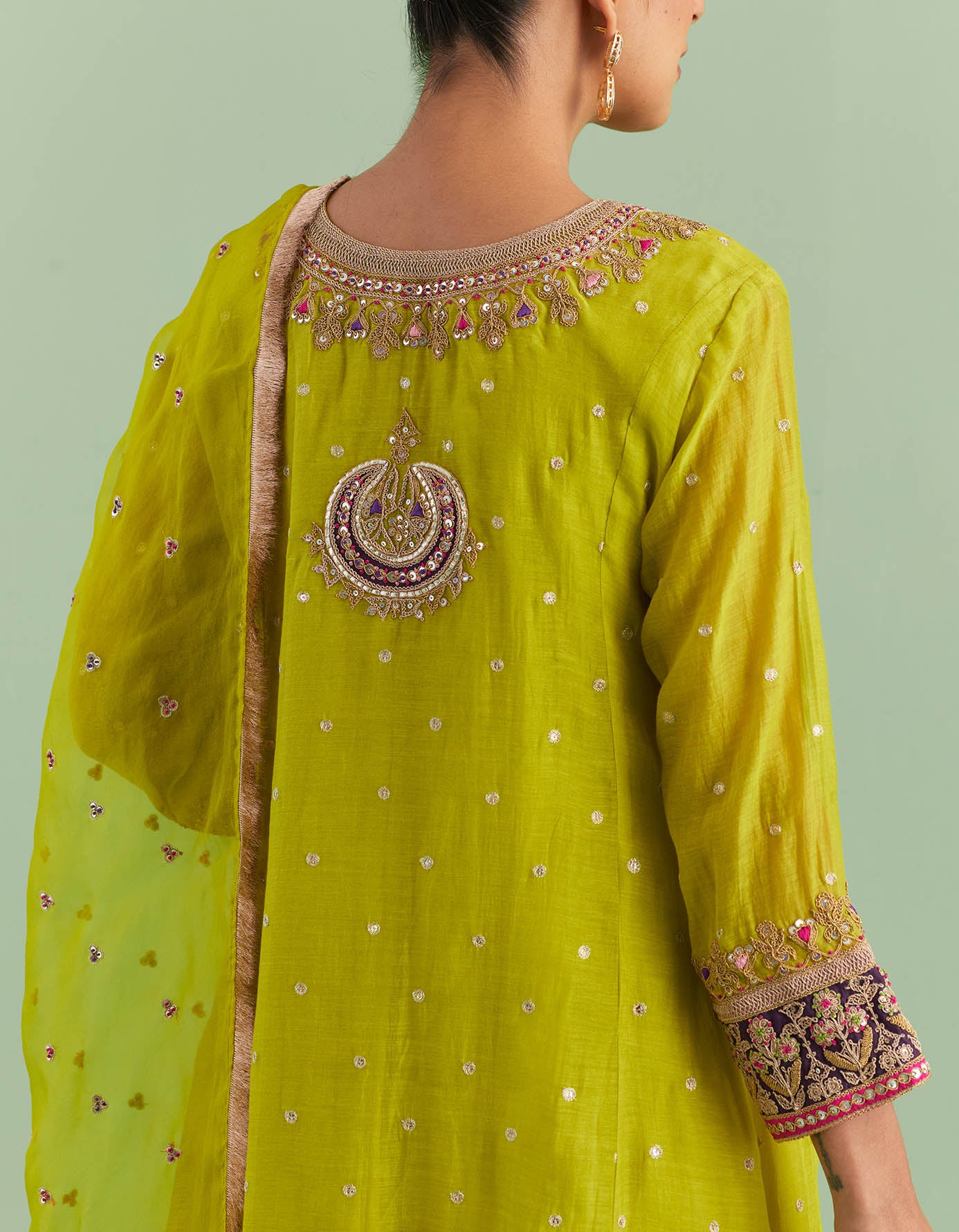 Mehendi Green Kurta Set