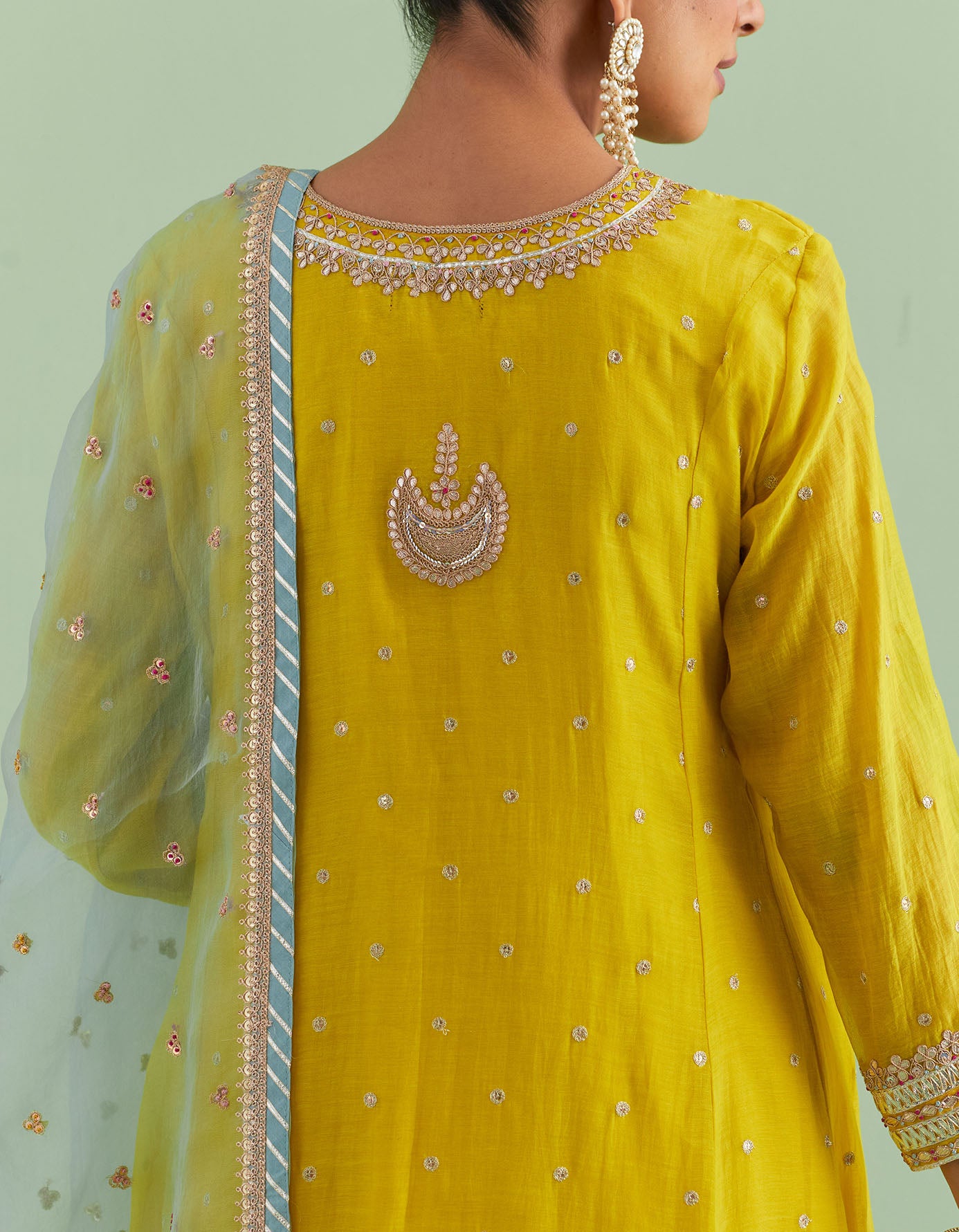 Yellow Yoke Kurta Sets