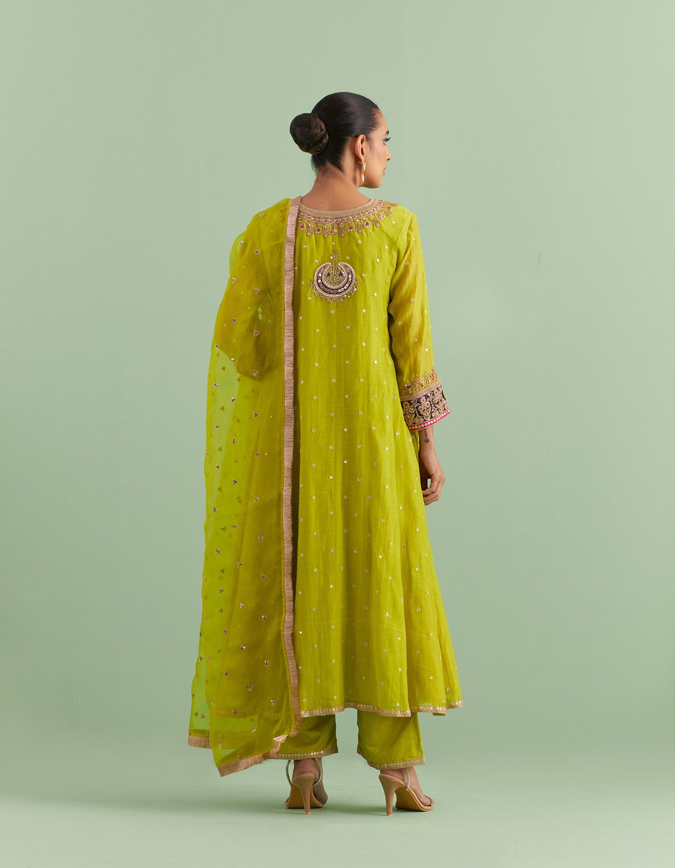 Mehendi Green Kurta Set