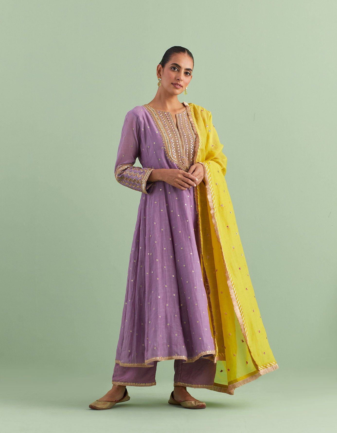 Lilac Kurta Sets