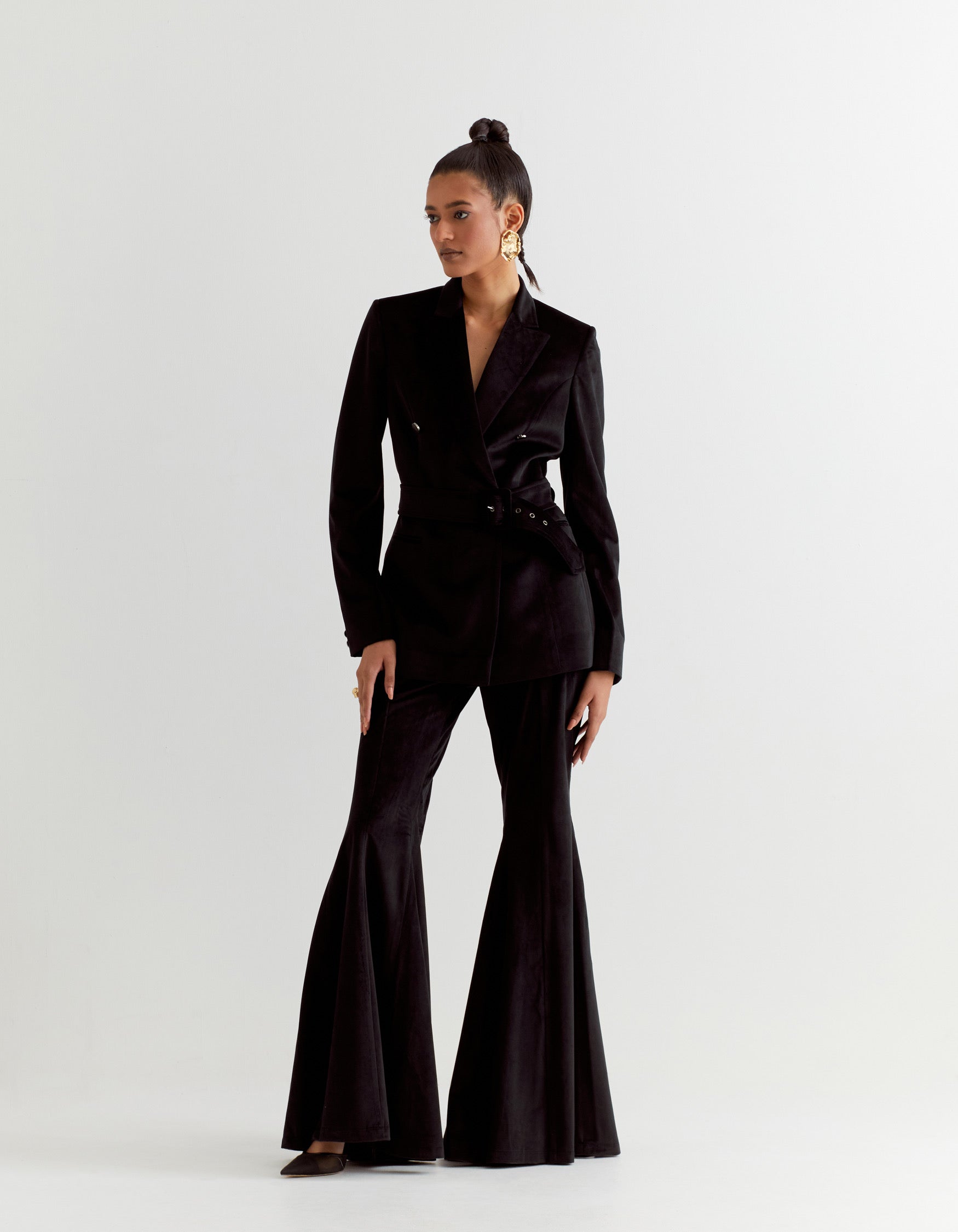 Black Blazer with Belt