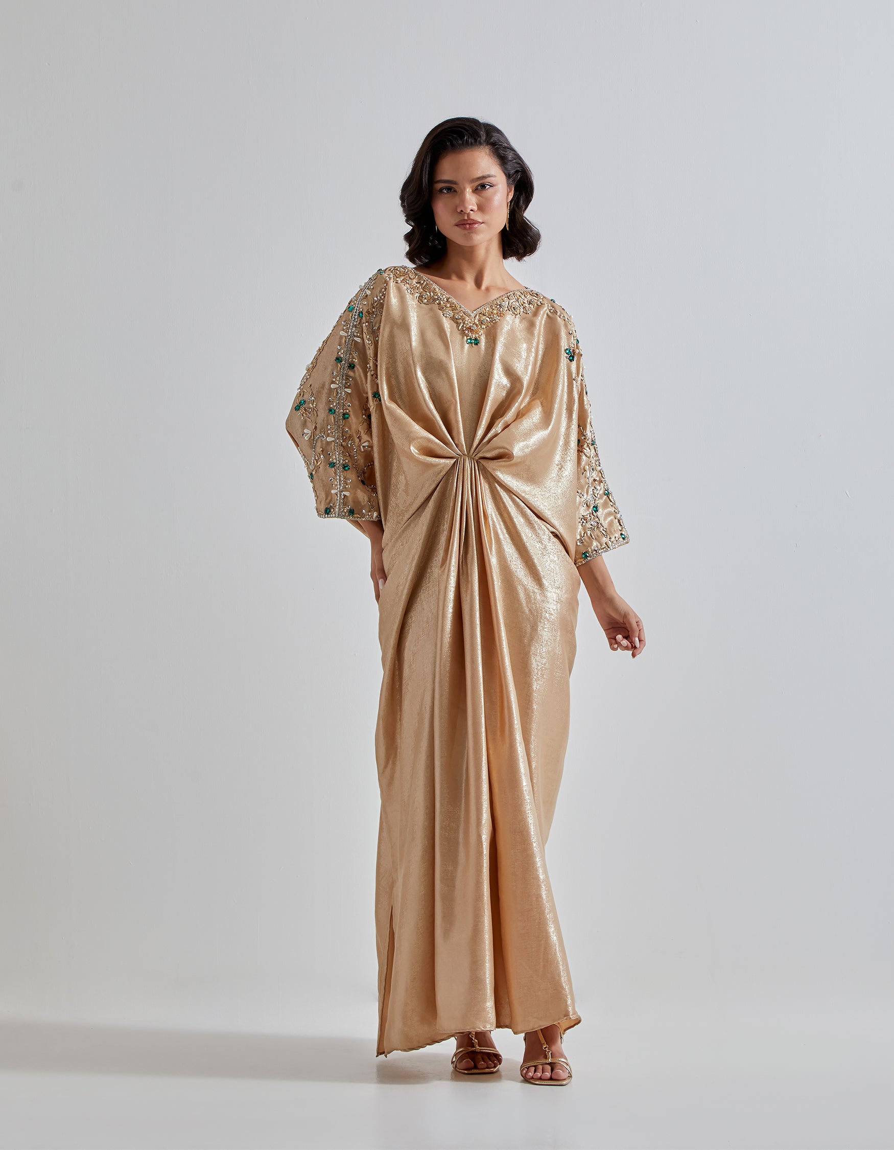 Gold Drape Kaftan