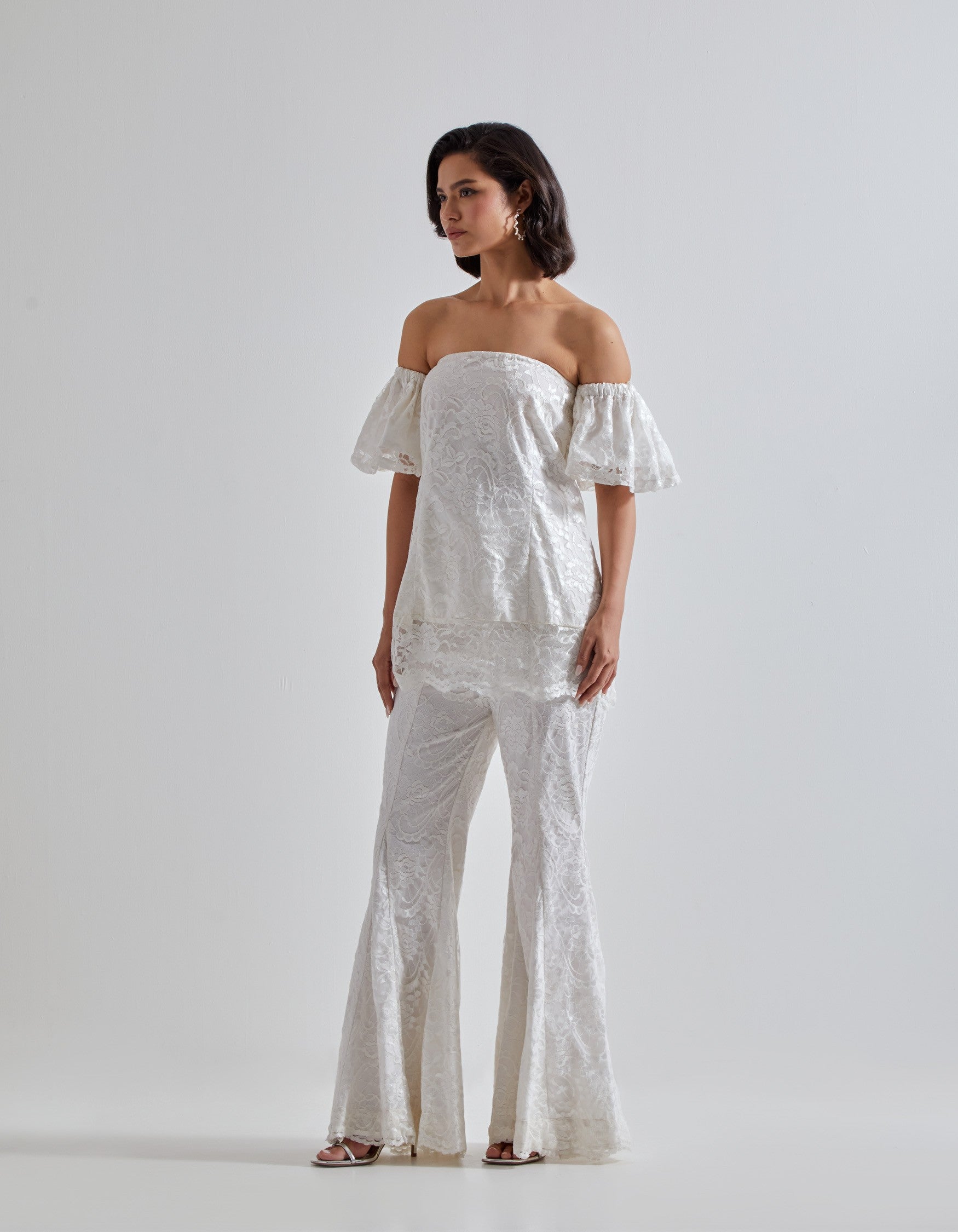 White Lace Co-ord Set