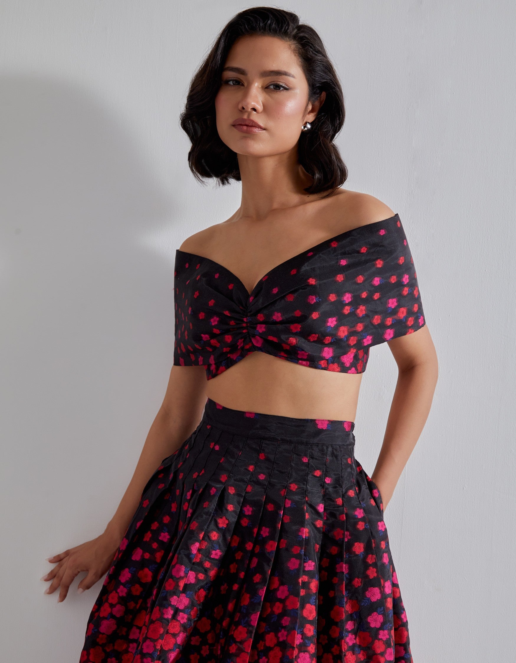 Floral Organza Co-ord Set