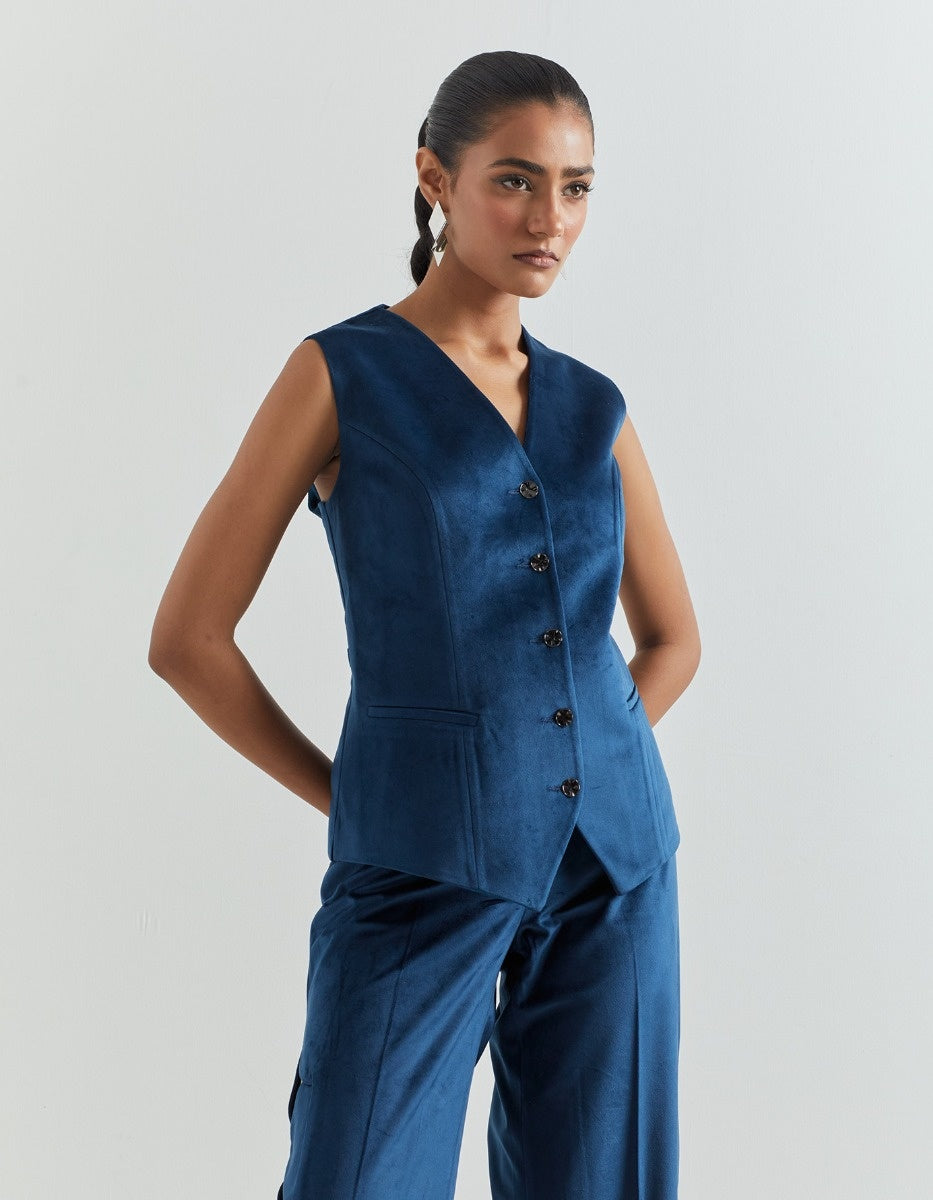 Blue Waist Coat