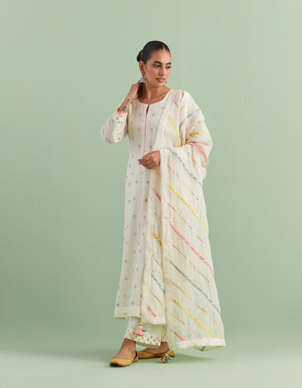 Ivory Kurta Set