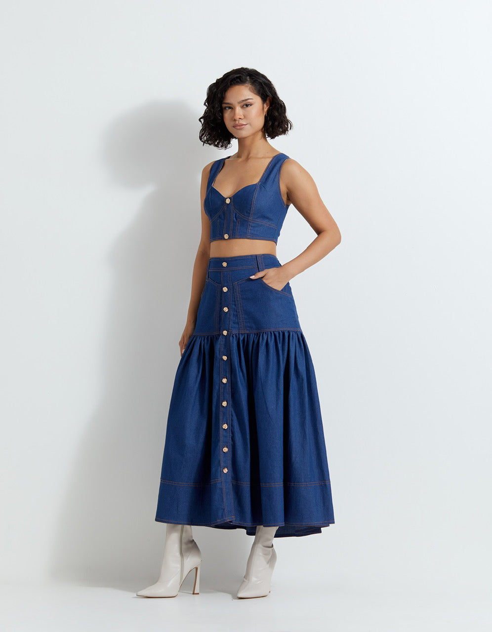 Skirt and Top Set