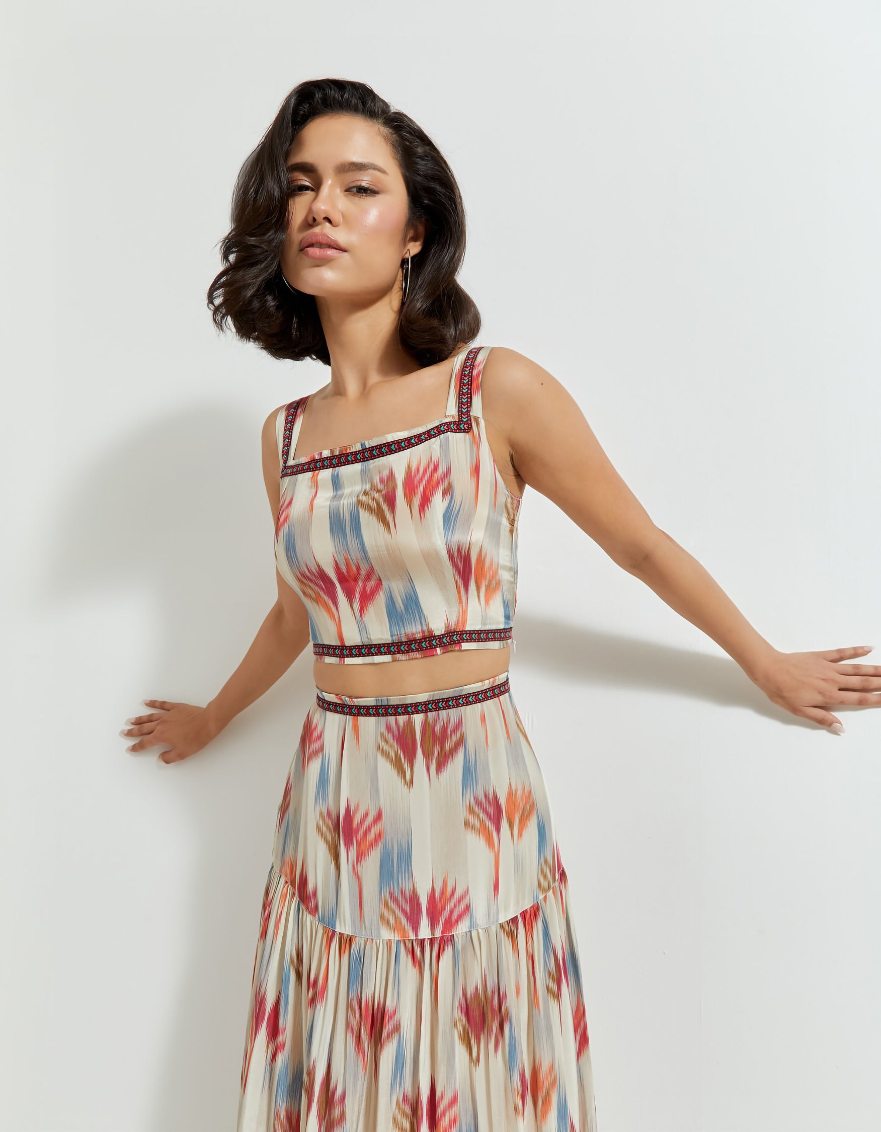 Two Piece Crepe Co-ord Set