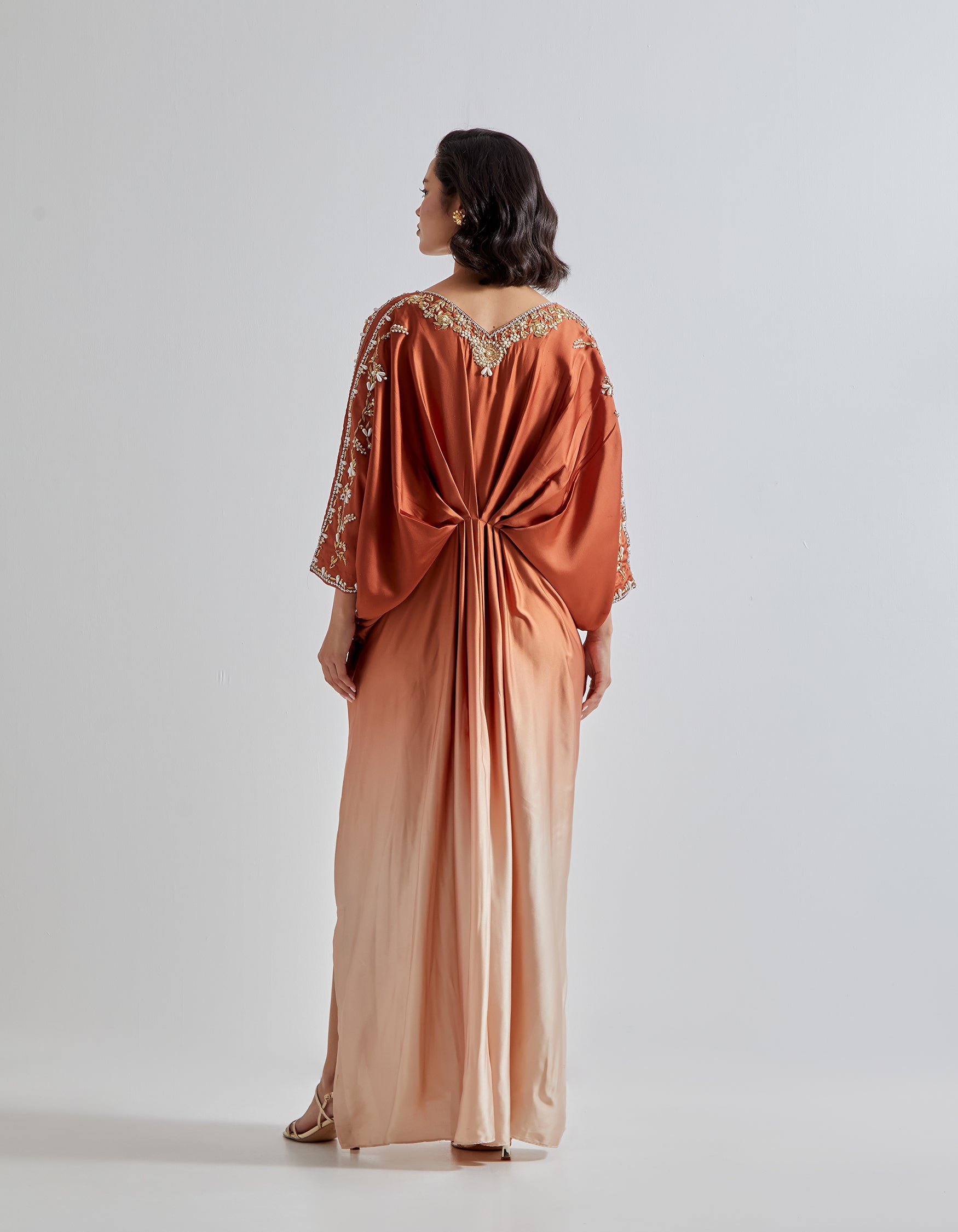 Satin Ombre Kaftan