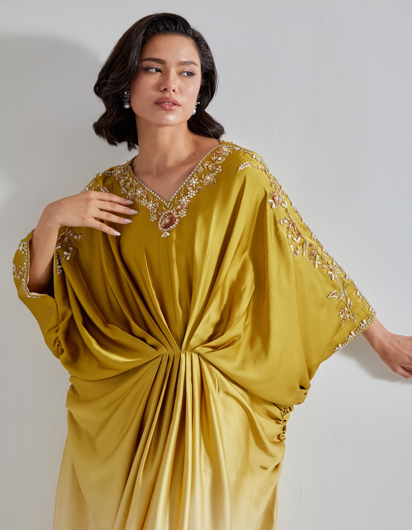 Golden Ombre Kaftan