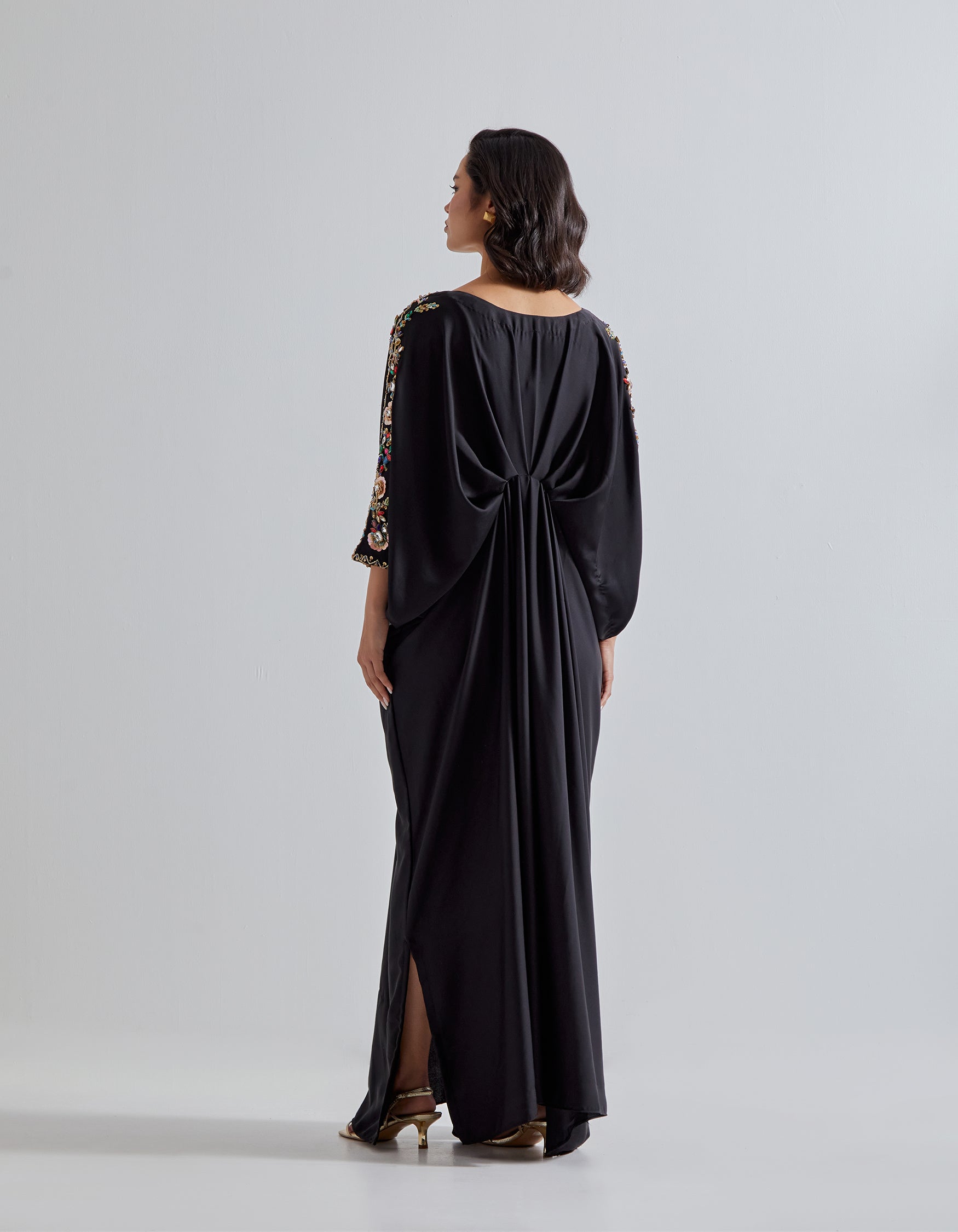 Black Velvet Kaftan