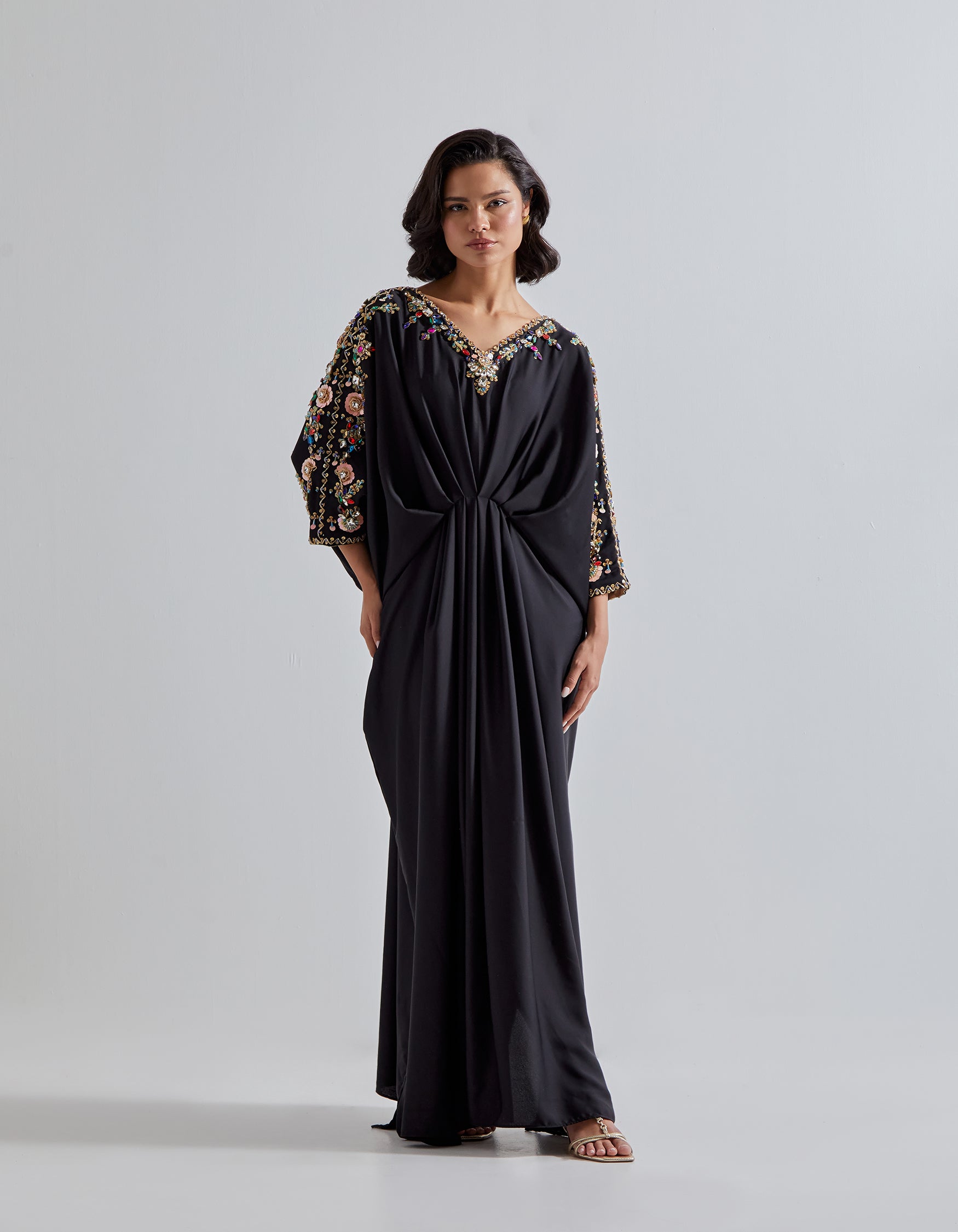 Black Velvet Kaftan