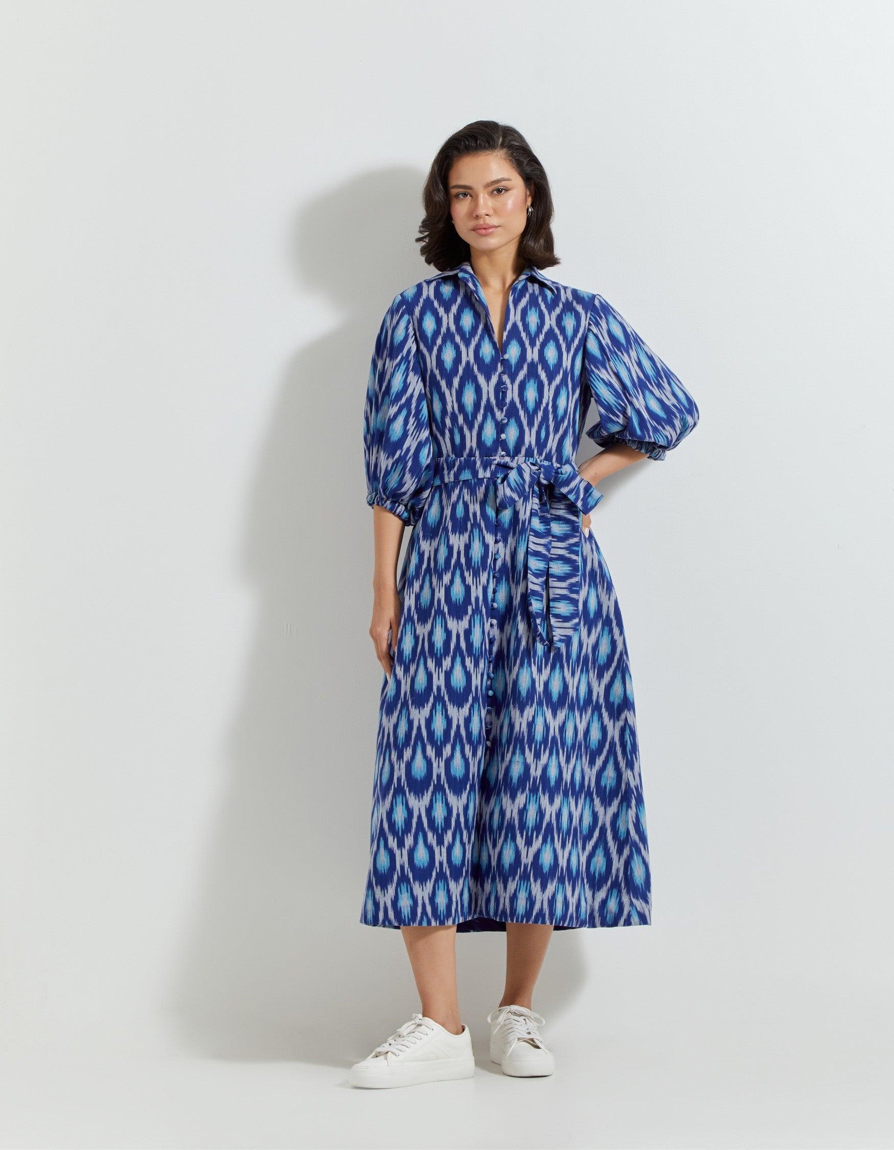 Ikat Midi Dress
