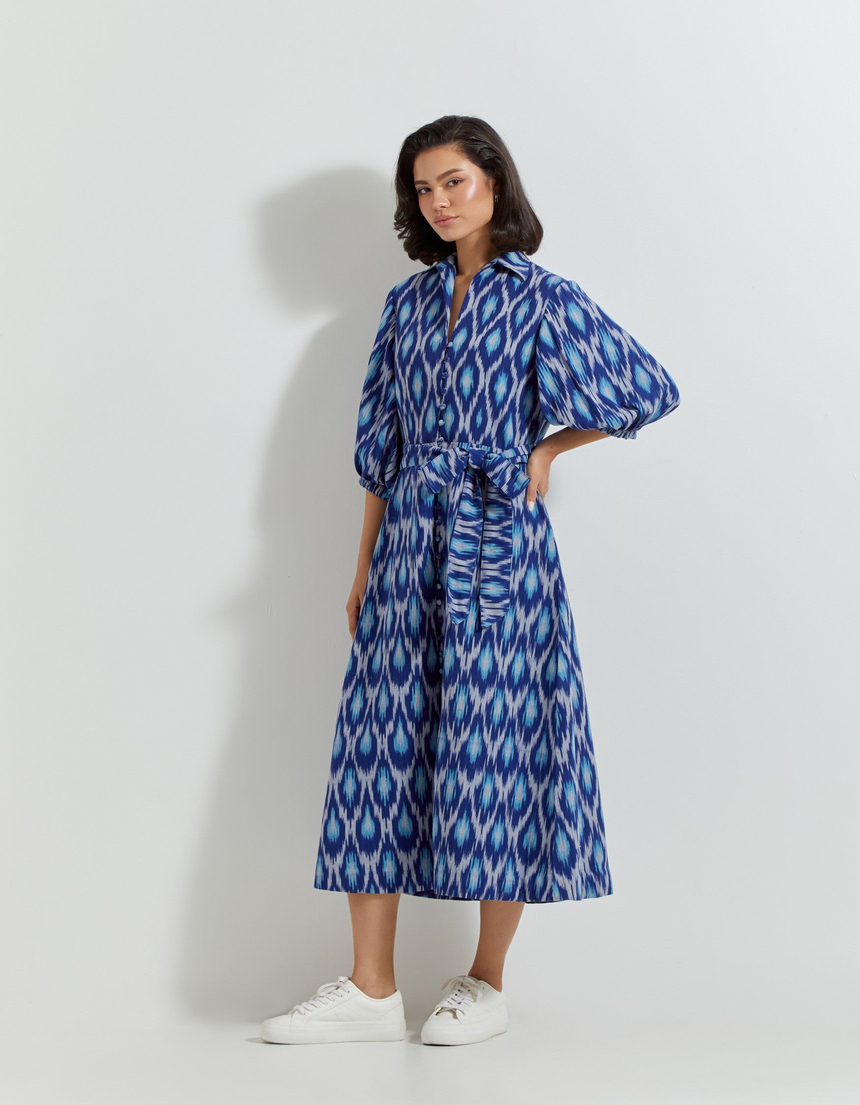 Ikat Midi Dress